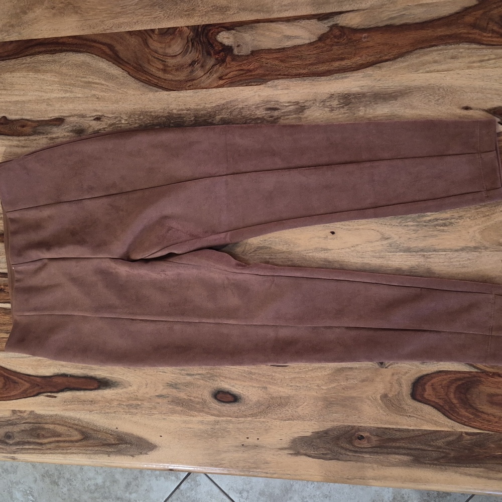 Loft Faux Suede Scruba Pull Up Pants
